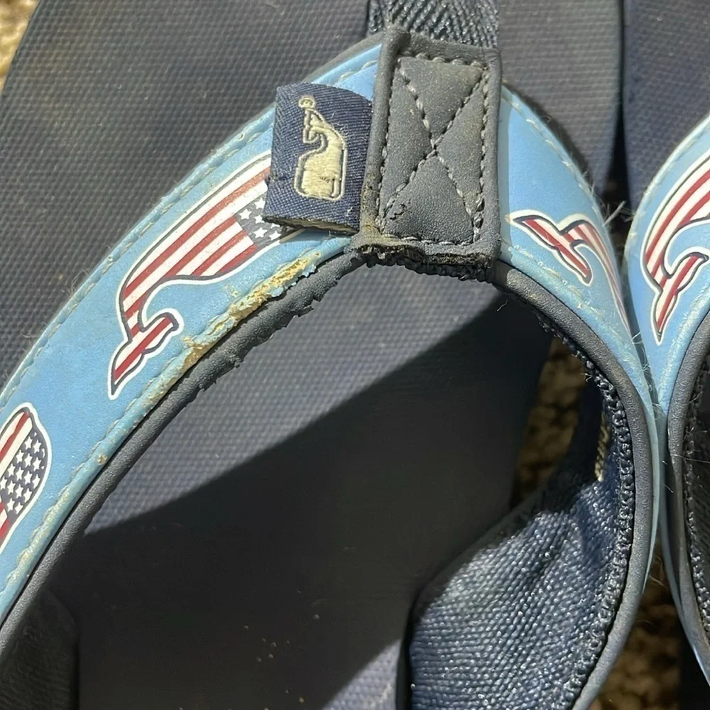 Vineyard vines little boy flip-flops